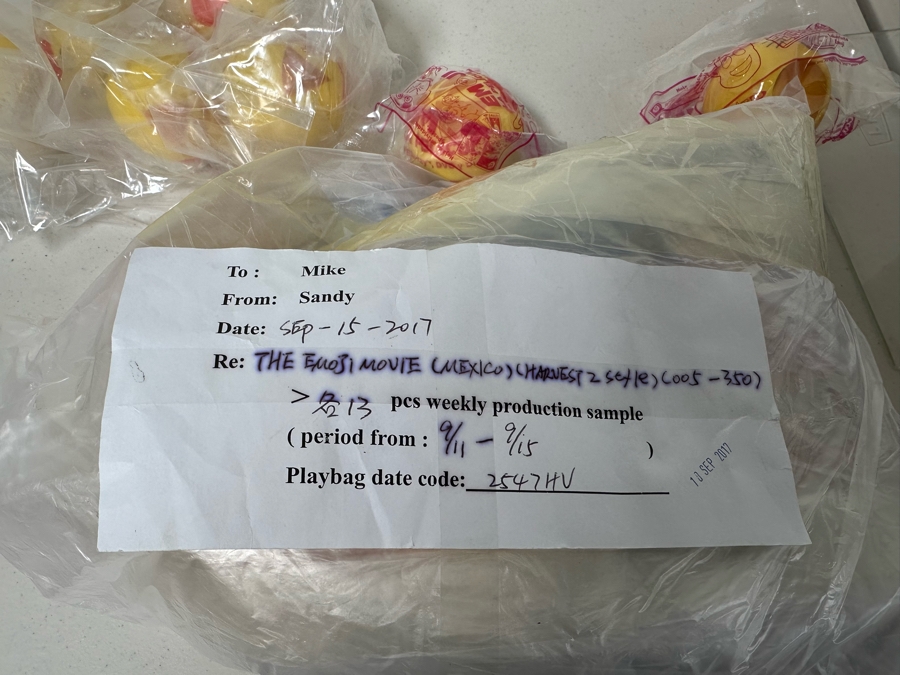 The Emoji Movie Carl's Jr. / Hardee's Happy / Kid's Meal Toys Project Box With Prototype Toy Samples Cool Kids Designed By The CDM Company 2017 [Photo 12]