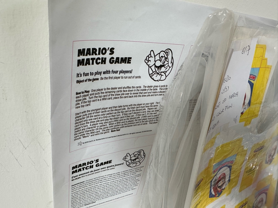 Nintendo Mario And Luigi Carl's Jr. / Hardee's Happy / Kid's Meal Toys Project Box With Prototype Toy Samples Cool Kids Designed By The CDM Company 2016 [Photo 10]