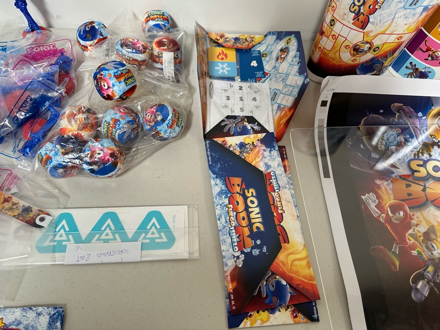 Sonic Boom Fire & Ice Video Game Carl's Jr. / Hardee's Happy / Kid's Meal Toys Project Box With Prototype Toy Samples Cool Kids Designed By The CDM Company 2015 [Photo 12]