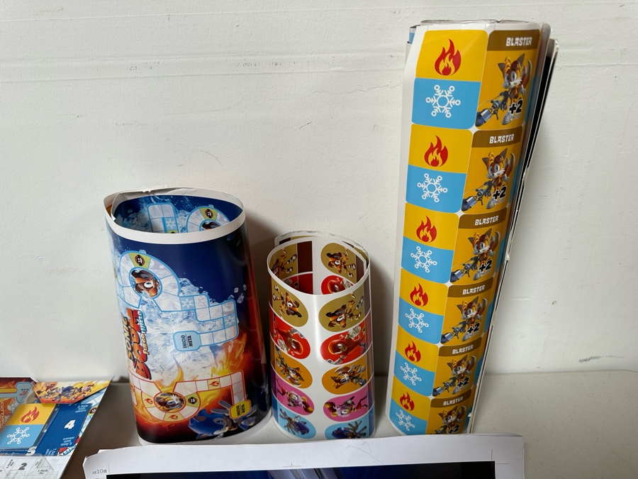 Sonic Boom Fire & Ice Video Game Carl's Jr. / Hardee's Happy / Kid's Meal Toys Project Box With Prototype Toy Samples Cool Kids Designed By The CDM Company 2015 [Photo 3]