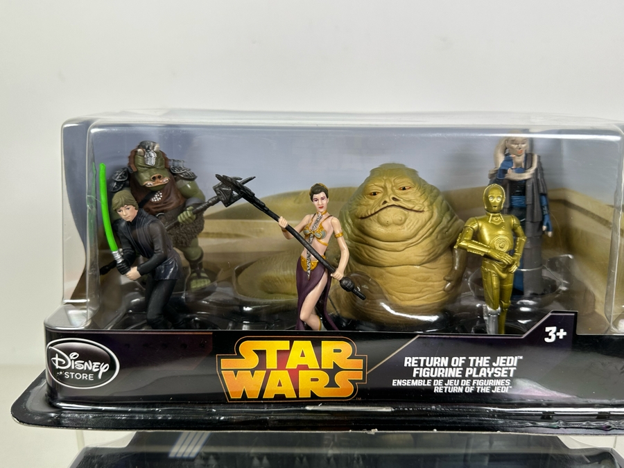 Pair Of Disney Store Star Wars Playsets: A New Hope Figurine Playset & Return Of The Jedi Figurine Playset New In Packaging [Photo 7]