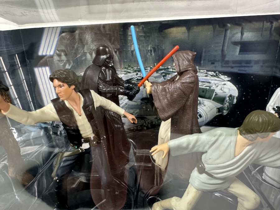 Pair Of Disney Store Star Wars Playsets: A New Hope Figurine Playset & Return Of The Jedi Figurine Playset New In Packaging [Photo 4]