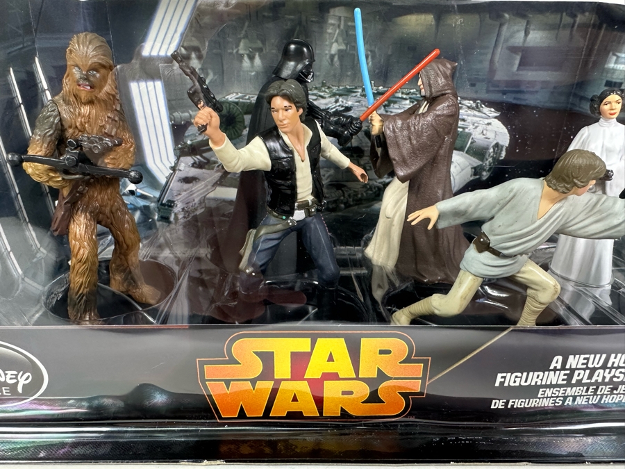 Pair Of Disney Store Star Wars Playsets: A New Hope Figurine Playset & Return Of The Jedi Figurine Playset New In Packaging [Photo 3]
