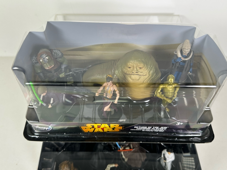 Pair Of Disney Store Star Wars Playsets: A New Hope Figurine Playset & Return Of The Jedi Figurine Playset New In Packaging [Photo 12]