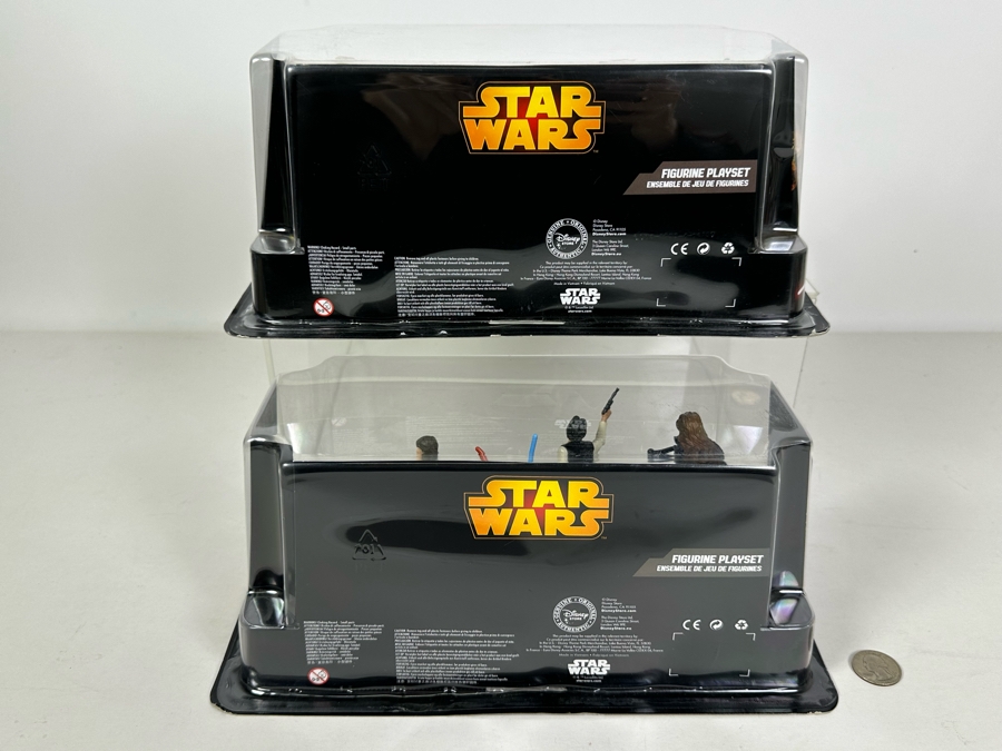 Pair Of Disney Store Star Wars Playsets: A New Hope Figurine Playset ...