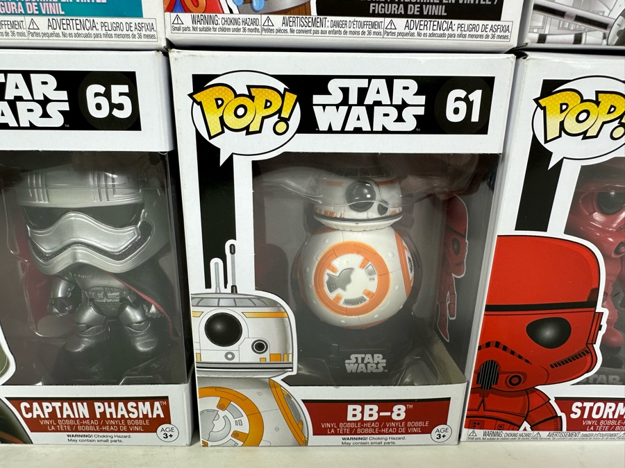 Disney Funko Toys Pop! Vinyl Figurines Star Wars, Disney's Mickey Mouse & Disney's The Little Mermaid Ursula - 6 Figurines New In Packaging [Photo 6]