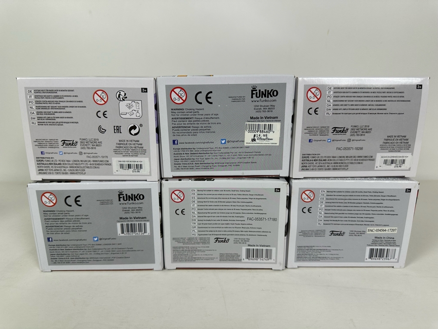 Disney Funko Toys Pop! Vinyl Figurines Star Wars, Disney's Mickey Mouse & Disney's The Little Mermaid Ursula - 6 Figurines New In Packaging [Photo 11]