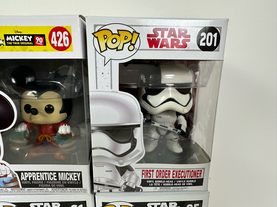 Disney Funko Toys Pop! Vinyl Figurines Star Wars, Disney's Mickey Mouse & Disney's The Little Mermaid Ursula - 6 Figurines New In Packaging [Photo 4]