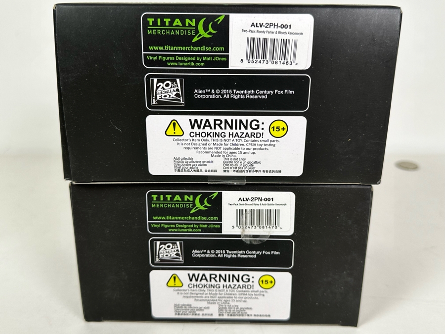 Pair Of Alien The Nostromo Collection Exclusive Twin Packs From Titans Vinyl Figures And Q-Pop Spengler Vinyl Figurine From Ghostbusters All New In Packaging [Photo 14]