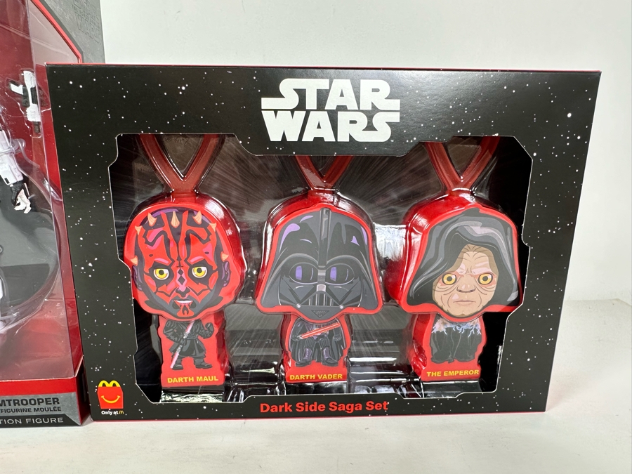 Disney Store Star Wars Die Cast Action Figure Elite Series First Order Stormtrooper, Star Wars Crochet Kit & Star Wars Dark Side Saga Set McDonalds [Photo 4]