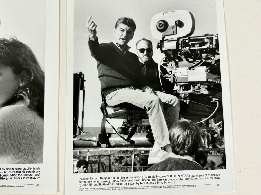 Little Nikita With River Phoenix & Sidney Poitier Movie Press Kit Promotional Items Including Four B&W 8 X 10 Press Photos [Photo 5]