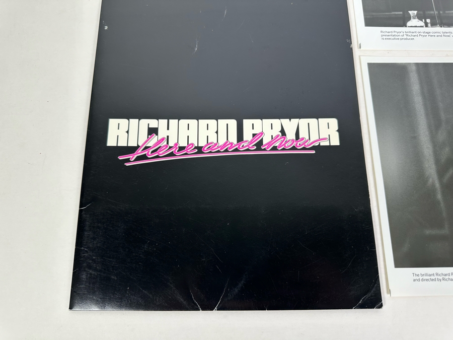 Richard Pryor Here And Now Movie Press Kit Promotional Items Including Three B&W 8 X 10 Press Photos [Photo 6]