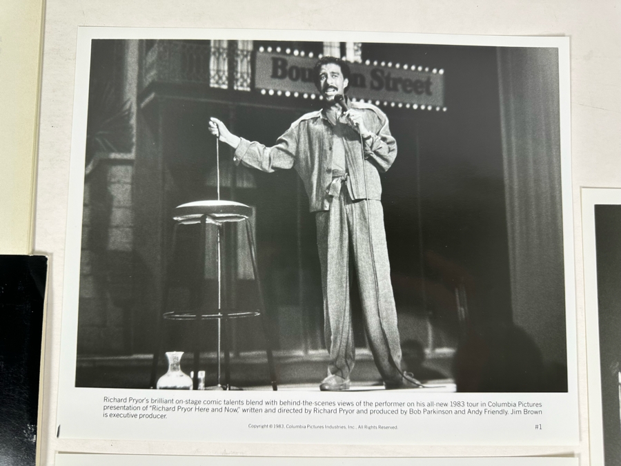 Richard Pryor Here And Now Movie Press Kit Promotional Items Including Three B&W 8 X 10 Press Photos [Photo 5]