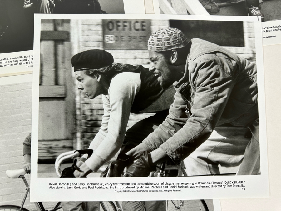 Quicksilver Movie Press Kit Promotional Items Including Four B&W 8 X 10 Press Photos [Photo 5]