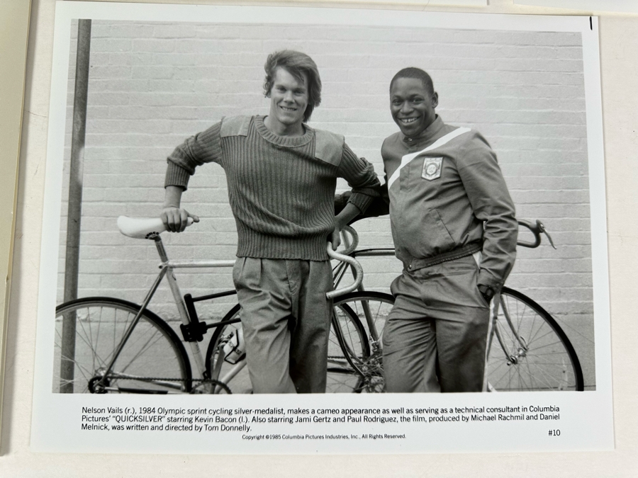 Quicksilver Movie Press Kit Promotional Items Including Four B&W 8 X 10 Press Photos [Photo 4]