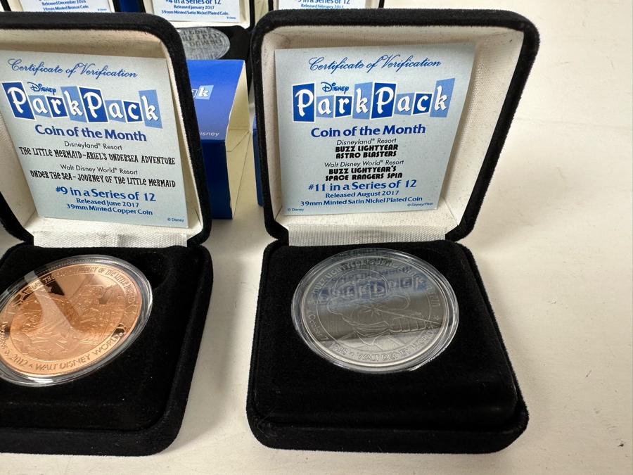 (6) Disney Park Pack Coins Of The Month [Photo 7]