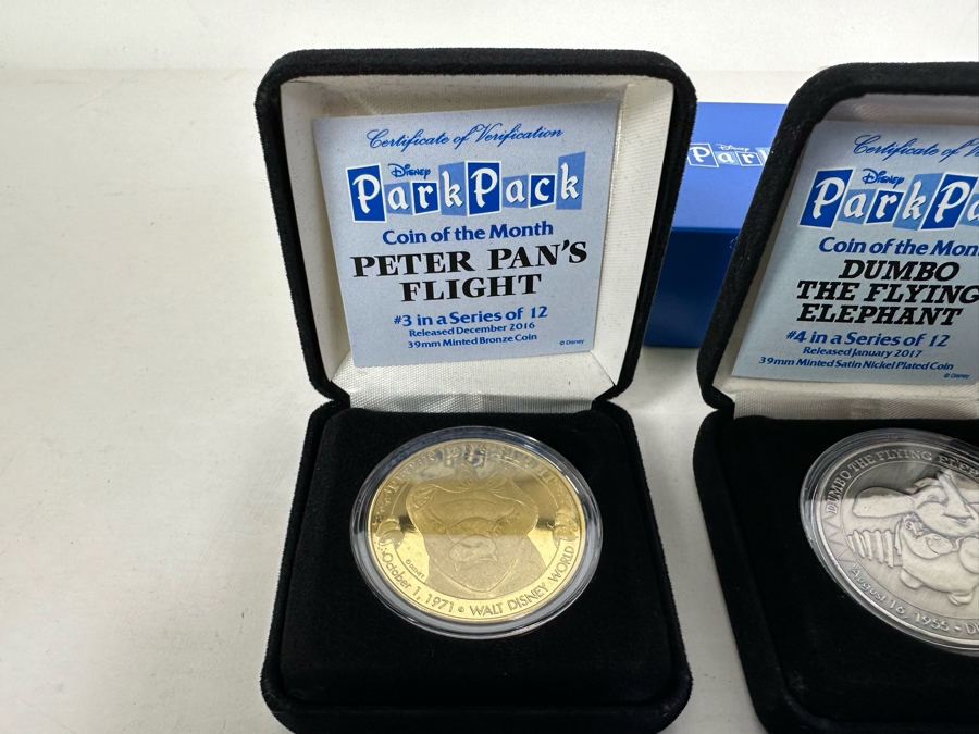 (6) Disney Park Pack Coins Of The Month [Photo 4]
