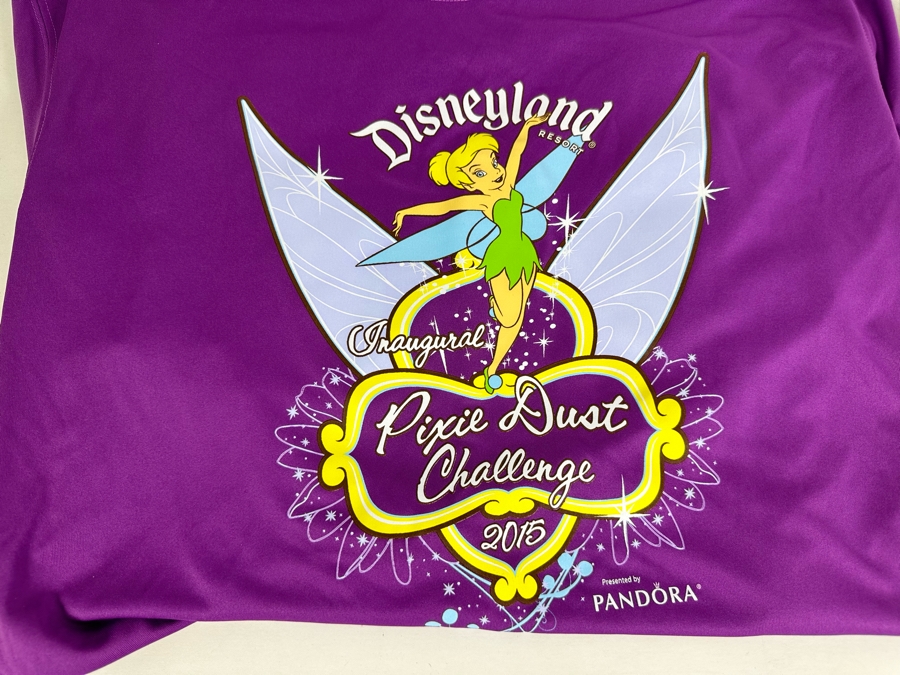 Disneyland Resort Inaugural Pixie Dust Challenge 2015 T-Shirt Size Large And Star Wars Galaxy's Edge T-Shirt Size XL [Photo 2]