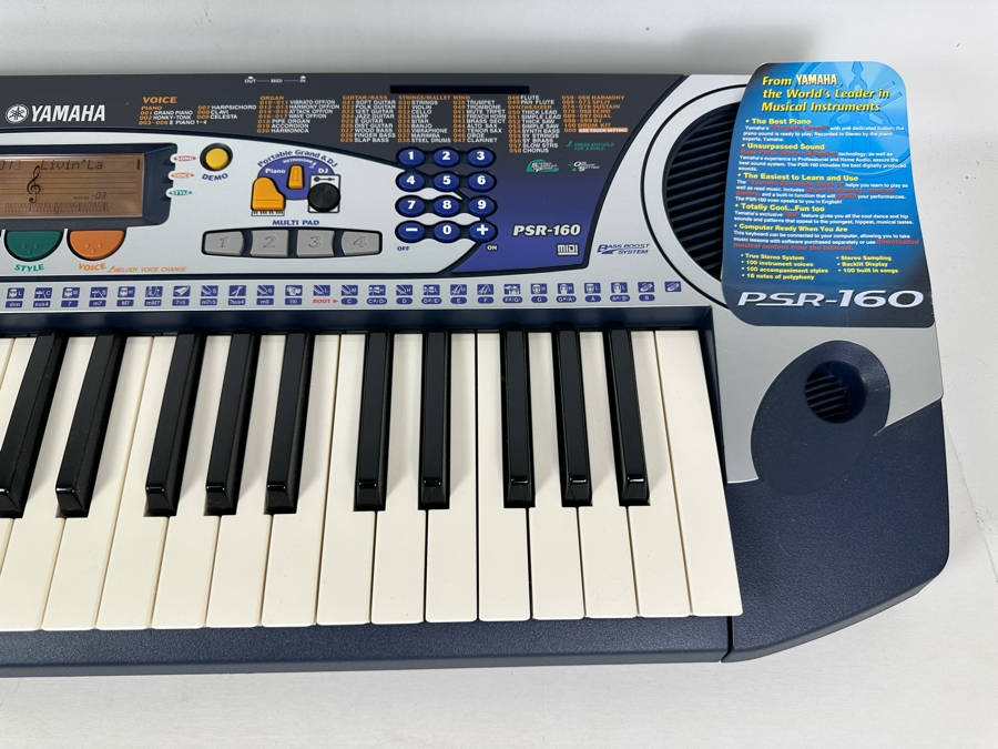 YAMAHA PSR-160 Portable Keyboard Piano 36W X 12D X 4H [Photo 4]