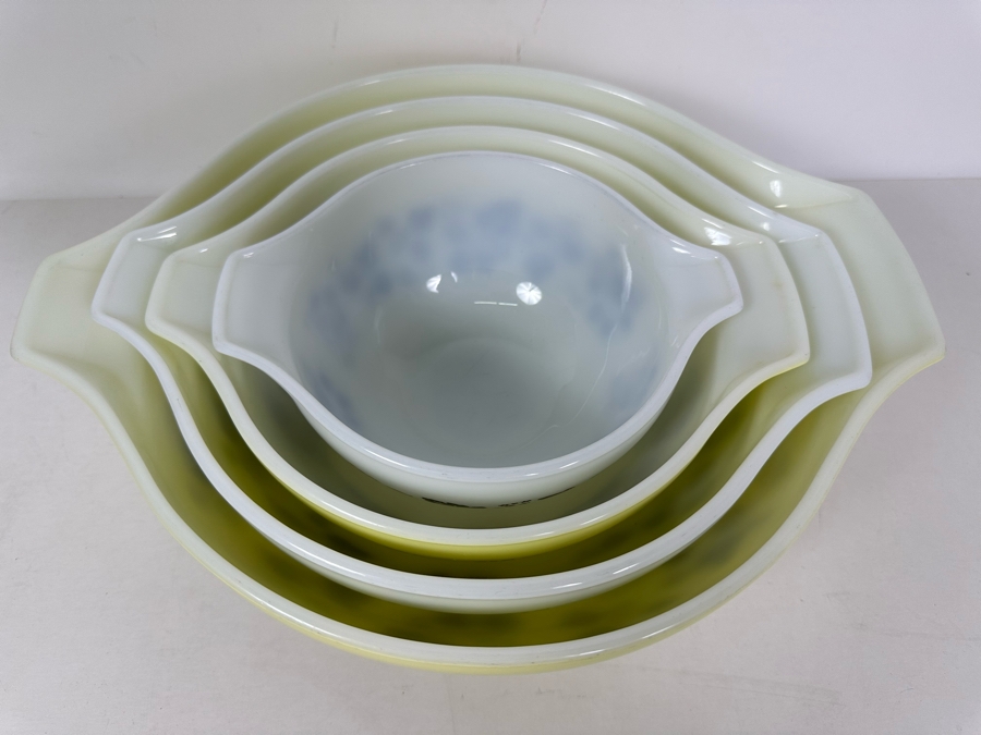 Complete Vintage Set Of Pyrex Mixing Bowls - 4 Bowls 13W To 7.5W [Photo 6]