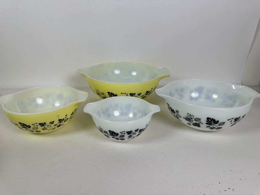 Complete Vintage Set Of Pyrex Mixing Bowls - 4 Bowls 13W To 7.5W [Photo 7]