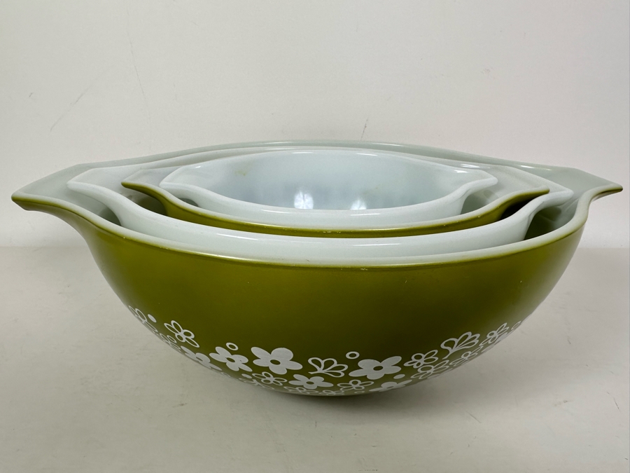 Complete Vintage Set Of Pyrex Mixing Bowls - 4 Bowls 13W To 7.5W [Photo 5]