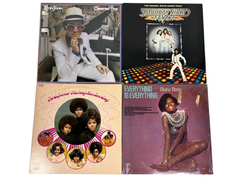 Four Vinyl Records