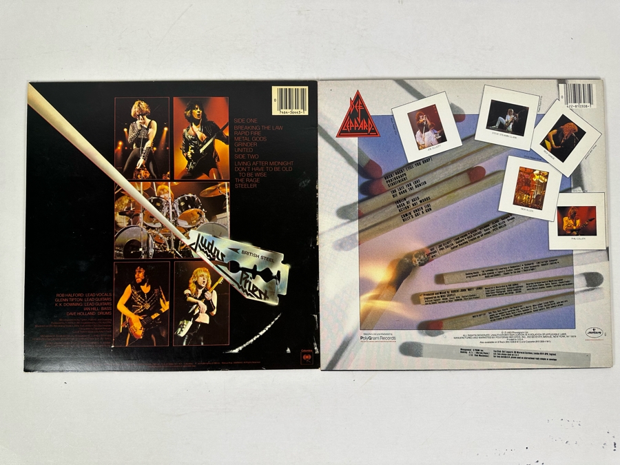 Judas Priest & Def Leppard Vinyl Records [Photo 4]