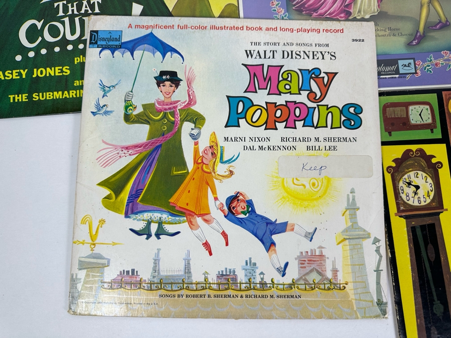 Various Walt Disney & Kids Vinyl Records [Photo 2]