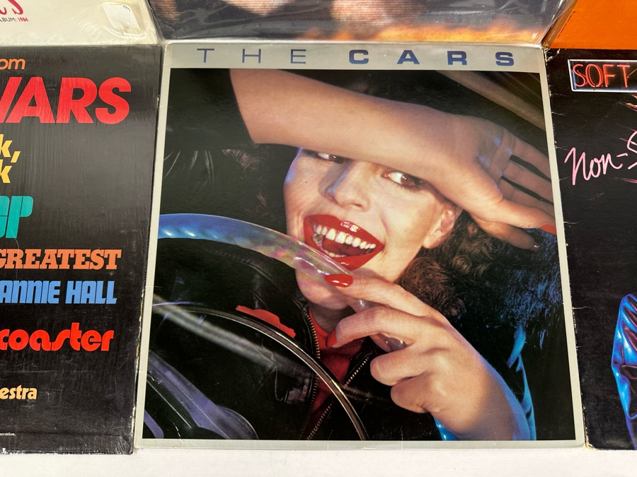 Vinyl Records Lot: Eurythmics, The Cars, The Ventures, Soft Cell, Pop Muzik By M (Robin Scott) & Movie Themes Including Star Wars [Photo 6]