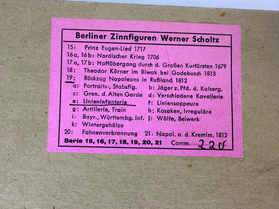 Vintage Berliner Zinnfiguren Werner Scholtz [Photo 4]
