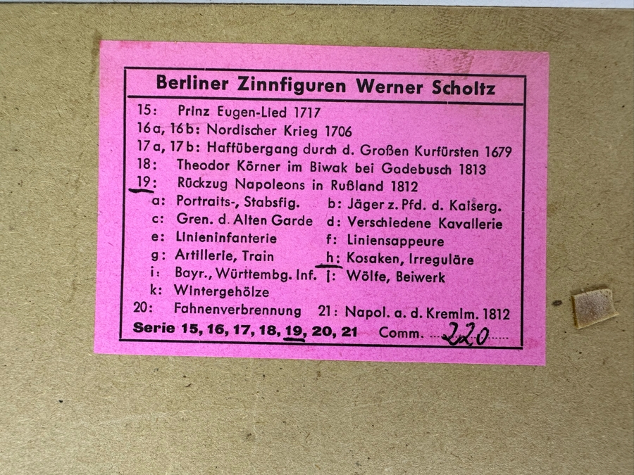 Vintage Berliner Zinnfiguren Werner Scholtz [Photo 5]