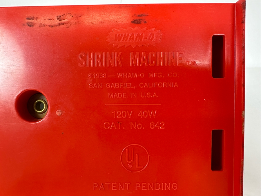 Vintage 1968 WHAM-O Shrink Machine 7W X 5D X 4.5H [Photo 11]