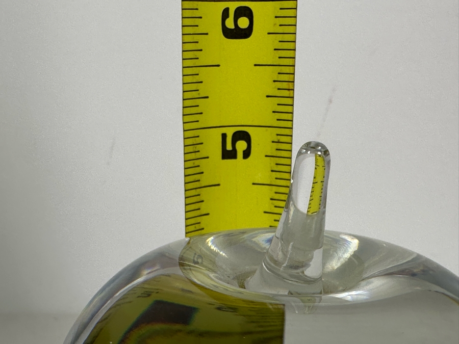 Vintage Tiffany & Co Crystal Apple Award Engraved To Dr. David D. Michaels, UCLA Ophthalmology 5W [Photo 5]