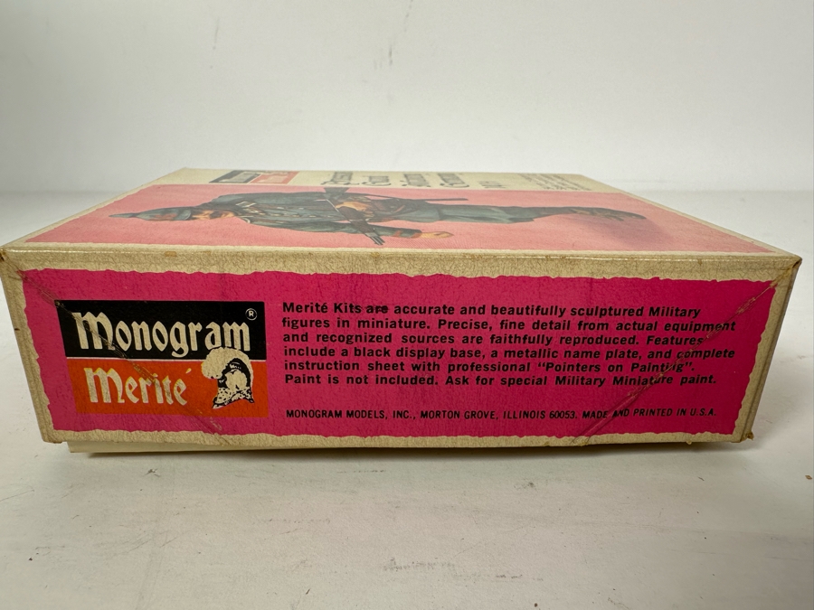 Vintage 1968 Monogram Merite Prussian Guard Infantry Germany 1914 Soft Metal Miniature Kit With Box [Photo 8]