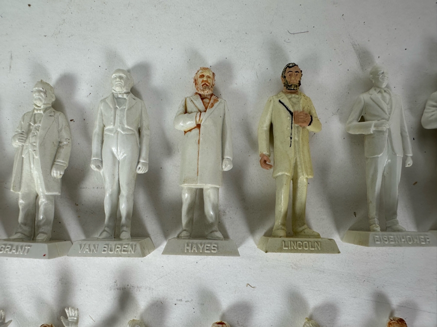 Vintage Plastic Miniatures American Presidents Figurines 1.5'H [Photo 3]