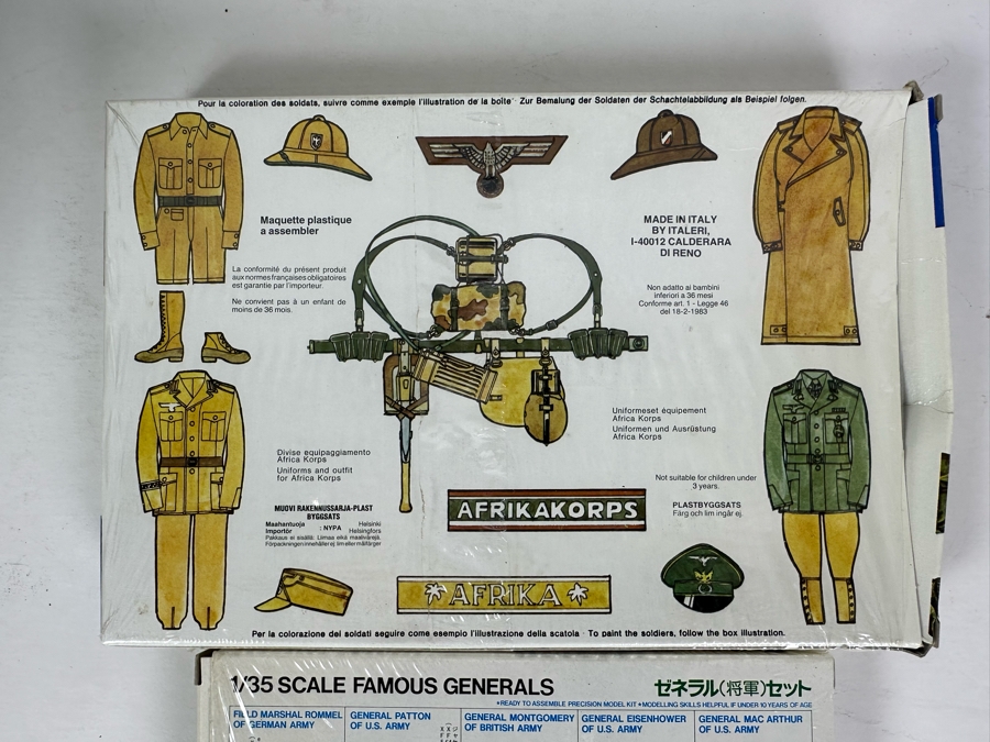 Pair Of Military Model Kits: Famous Generals Tamiya & Afrikakorps Italeri [Photo 5]