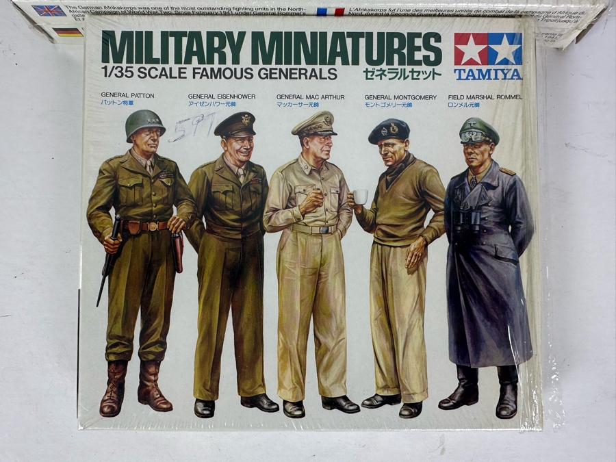 Pair Of Military Model Kits: Famous Generals Tamiya & Afrikakorps Italeri [Photo 2]