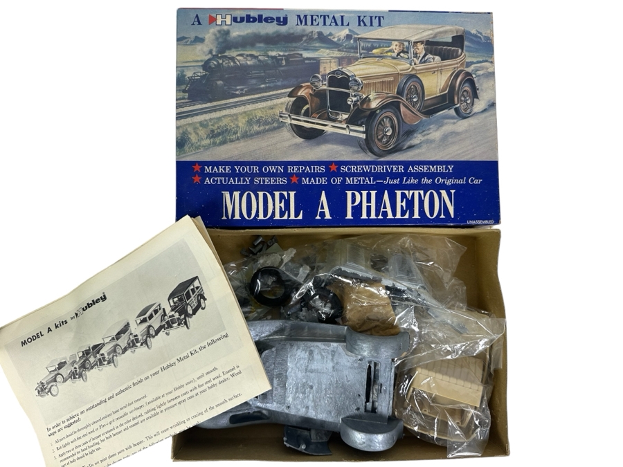 Vintage Hubley Metal Car Kit For The Model A Phaeton [Photo 1]