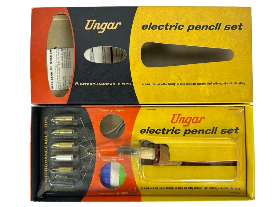 Ungar Electric Pencil Set New In Packaging