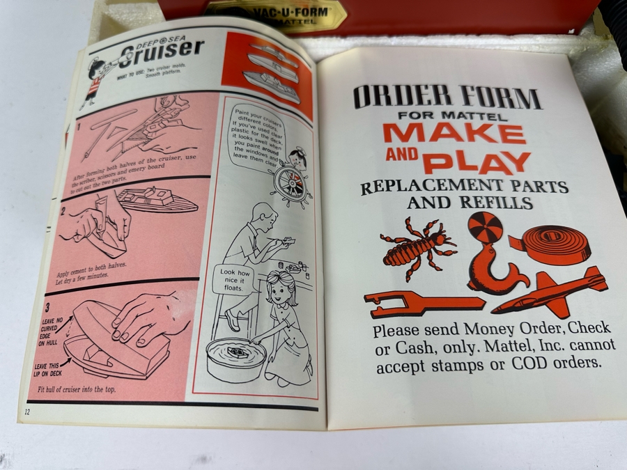 Vintage 1965 Mattel Vac-U-Form Toy (Missing Bottom Of Box) [Photo 6]