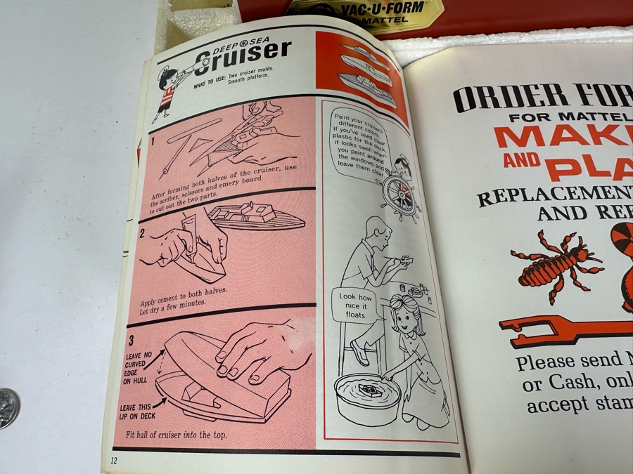 Vintage 1965 Mattel Vac-U-Form Toy (Missing Bottom Of Box) [Photo 7]