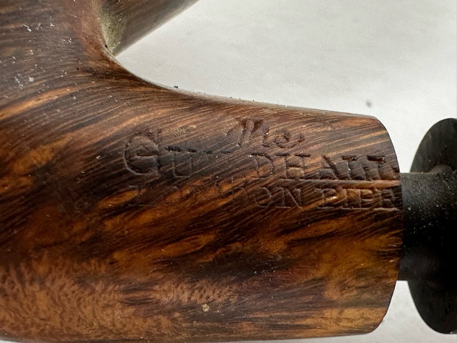 (5) Vintage Wooden Smoking Pipes Collection With Stand: (2) Jarl Denmark, (1) Stanwell Denmark, (1) The Guildhall London Pipe & (1) Well Pipe Italy [Photo 7]