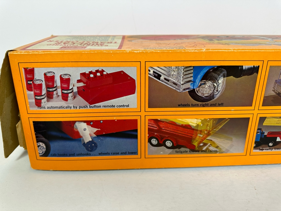Vintage 1970s SEARS Battery-Powered Mini-Car Transporter With Box (Appears Unused) [Photo 11]