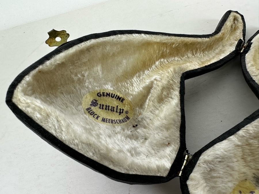 Vintage Turkish Carved Meerschaum Smoking Pipe With Case [Photo 10]