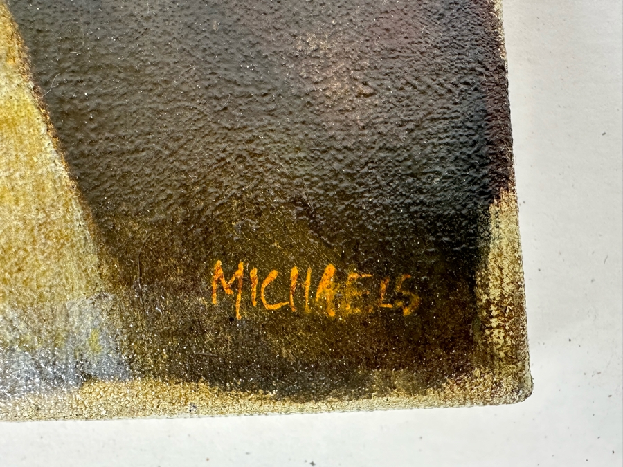 Dr. David D. Michaels Original Oil On Canvas Portrait Of Abraham Lincoln 10 X 14 [Photo 5]