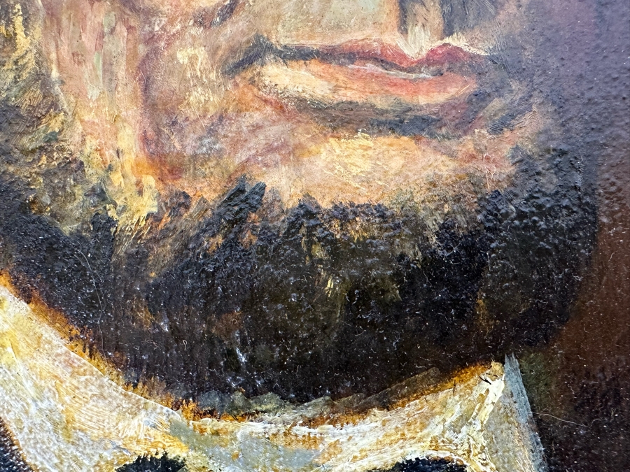 Dr. David D. Michaels Original Oil On Canvas Portrait Of Abraham Lincoln 10 X 14 [Photo 7]