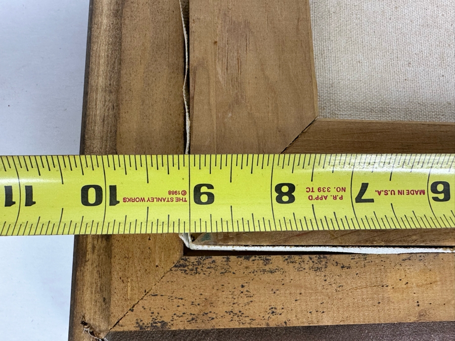 Dr. David D. Michaels Original Oil On Canvas Portrait Of A Native American Chief 9 X 12 Framed 12 X 15 [Photo 9]