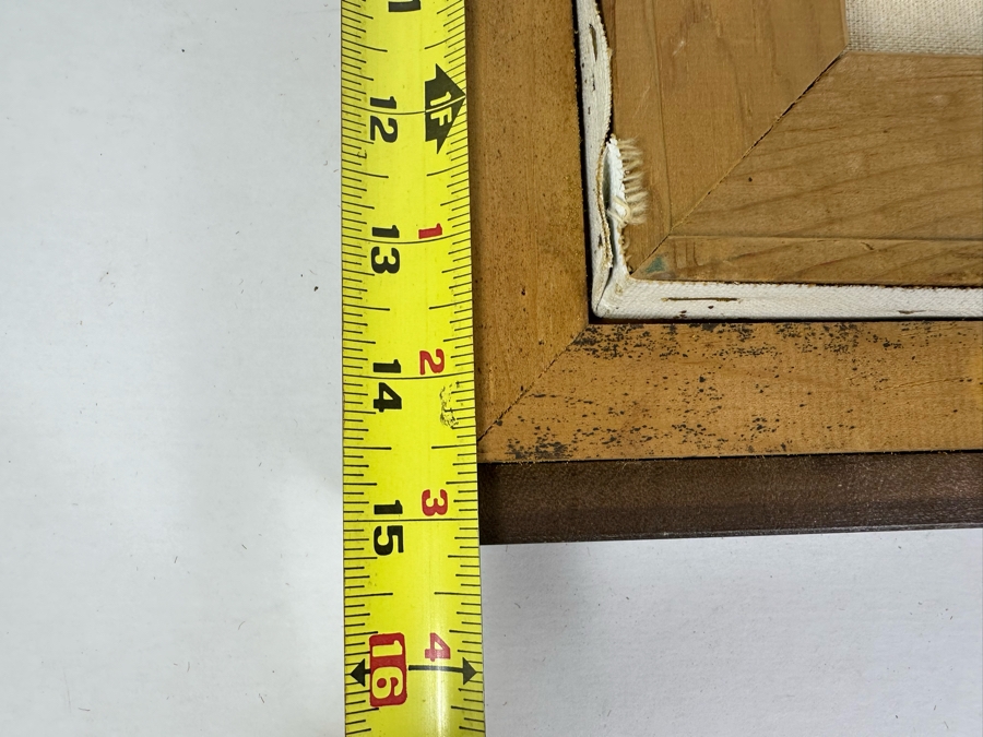 Dr. David D. Michaels Original Oil On Canvas Portrait Of A Native American Chief 9 X 12 Framed 12 X 15 [Photo 12]