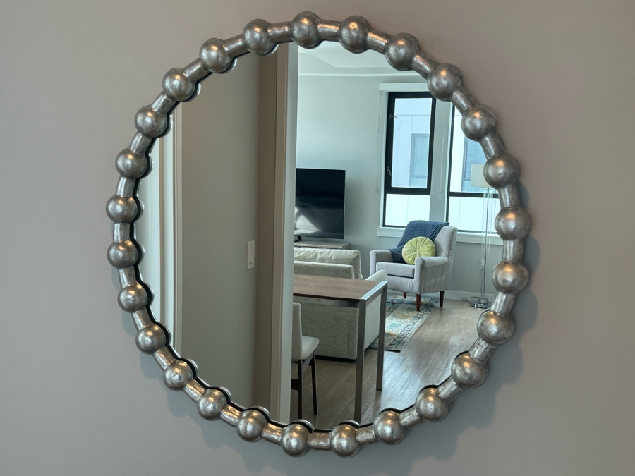 Safavieh New York Metal Round Modern Wall Mirror 25R [Photo 3]